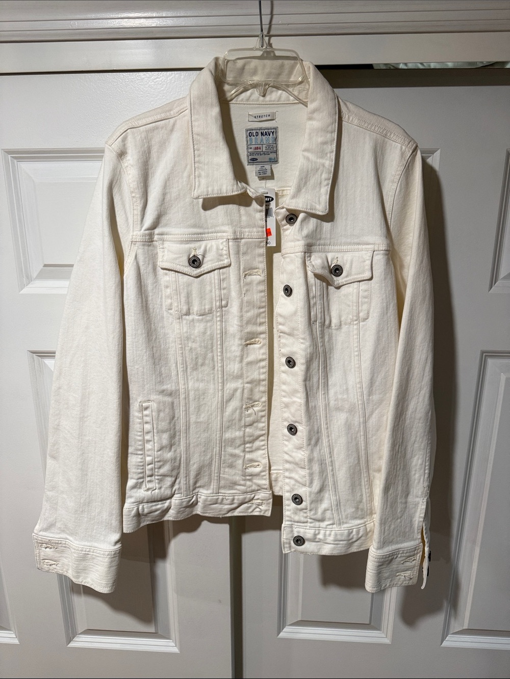 Old Navy Cream Denim Jean Jacket